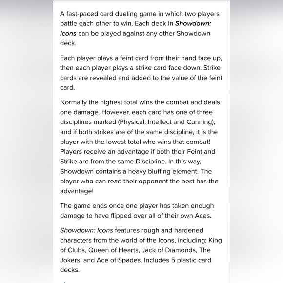 ๐ 2013 Showdown Icons Card Game - Picture 6 of 6